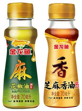 金龙鱼芝麻香油花椒油组合装70ml