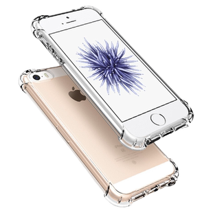 适用苹果5S手机壳透明全包iphonese1代防摔气囊5硅胶5se保护套五S潮i5男iPse女ip新款es一代5plus外壳a1530软