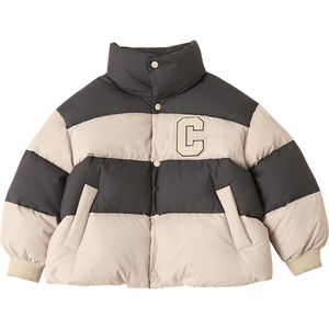 儿童羽绒服短款冬季加厚男女童立领面包服外套中大童宝宝韩版保暖