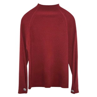 大码半高领内搭打底衫加厚套头毛衣女宽松外穿针织衫上衣胖mm秋冬