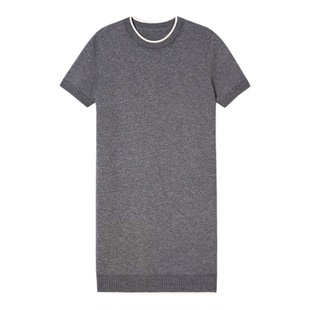 PSALTER诗篇宽松毛衣裙长款过膝羊毛针织连衣裙2025冬款