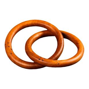 龙虎山道家法器天然雷击木张至顺阴阳乾坤圈百年枣木桃木吊坠手镯