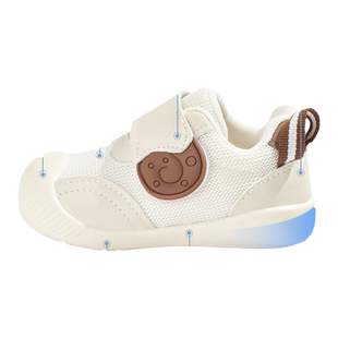 科巢男女宝宝学步鞋6到12个月婴幼儿童鞋机能软底春夏季室内鞋子