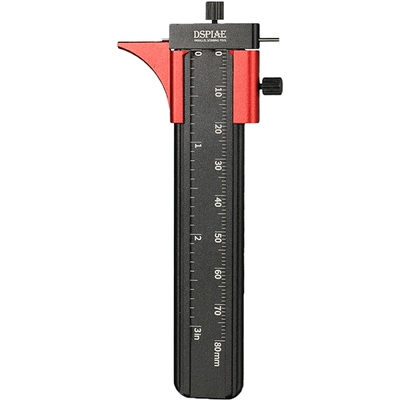 迪斯派等距刻线尺双固定滑轨