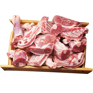 【手把羊肉3斤】新鲜现杀5内蒙古锡盟羊排羊腿羊蝎子冷冻手抓肉