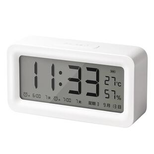 得力闹钟学生专用起床闹铃2025新款智能电子时钟桌面表儿童男女孩