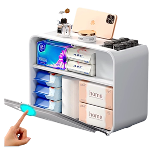 佳帮手卫生间厕所纸巾盒厕纸盒洗手间厕所抽纸卷纸盒壁挂式置物架