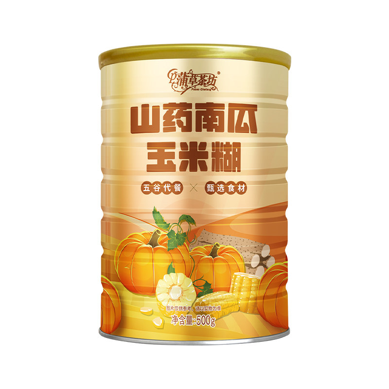 蒲米阳光山药南瓜玉米糊500g*3罐