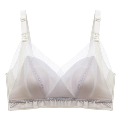 rovo哺乳内衣无痕女怀孕期专用聚拢收副乳防下垂文胸产后喂奶舒适