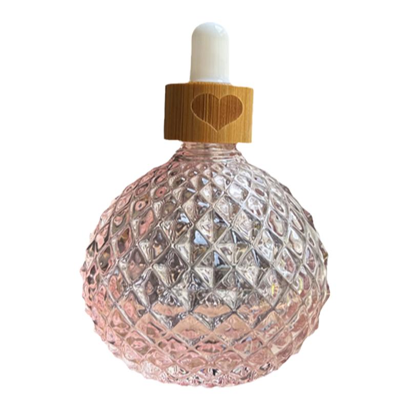 精油瓶大容量滴管瓶化妆品调配瓶高档玻璃分装瓶精华液空瓶100ML