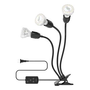 三思多头植物补光灯仿太阳全光谱绿植盆栽花卉多肉生长led夹子灯