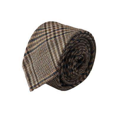 【刘昊然同款】VICUTU/威可多男领带格纹休闲百搭商务正装领带