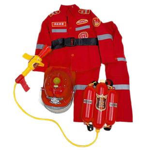 儿童消防员服装万圣节角色职业体验装消防玩具小孩体能训练救援服