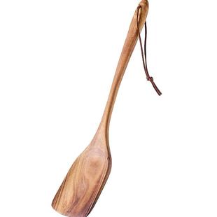 锅铲小木质汤勺木制漏勺厨房炒菜木铲木头勺子不粘锅专用柚木炒勺