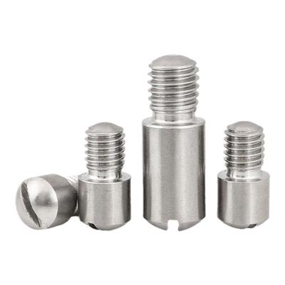 304不锈钢轴位螺栓台阶一字开槽