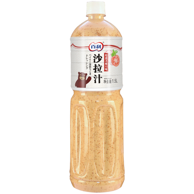 百利焙煎芝麻沙拉汁1.5L商用