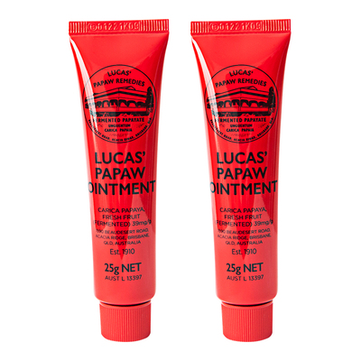 澳洲LUCAS木瓜膏唇膏护臀膏25g*2
