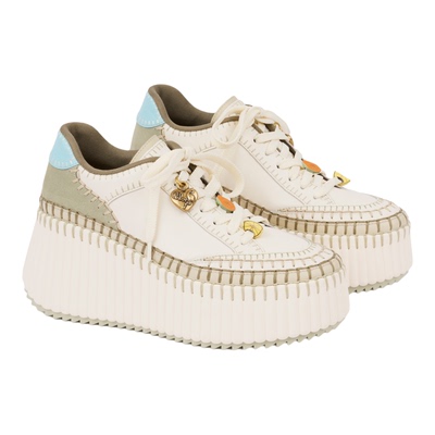 【夏季新品】Chloe蔻依 26夏季新款NAMA 坡跟运动鞋