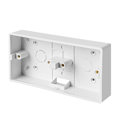 双联明盒86型双底盒二位接线盒