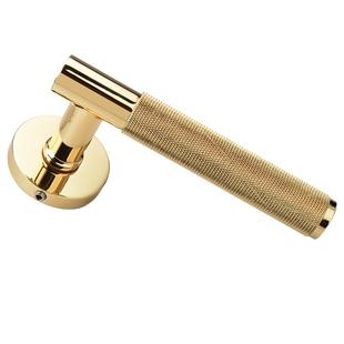 睿高纯铜门锁静音磁吸室内卧室房间木门锁美式分体锁全铜北欧锁具