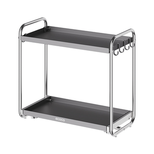 ecoco厨房调料置物架家用台面多功能油盐酱醋调味品料罐收纳架子