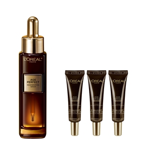 【38立即抢购】欧莱雅金致臻颜松露黑金精华面部保湿抗皱抗老紧致