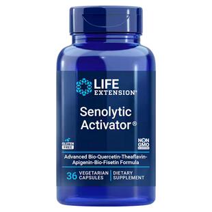 美国LifeExtension非瑟酮茶黄素芹菜素槲皮素Senolytic Activator