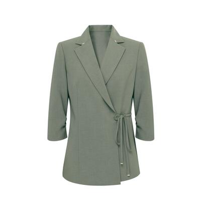 Scofield小v领收腰西装外套