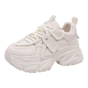 特价BELLE百丽2026夏款网布透气厚底老爹鞋增高休闲运动女鞋D5K1D