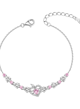 迪士尼联名款银手链女生轻奢小众精致高级感女款2025新款生日礼物