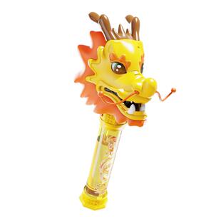龙头泡泡机过新年烟花爆竹舞龙泡泡棒儿童手持吹泡泡枪网红款玩具