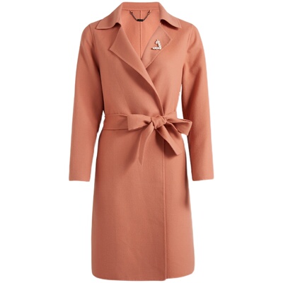 皮尔卡丹女装通勤淑女毛呢大衣