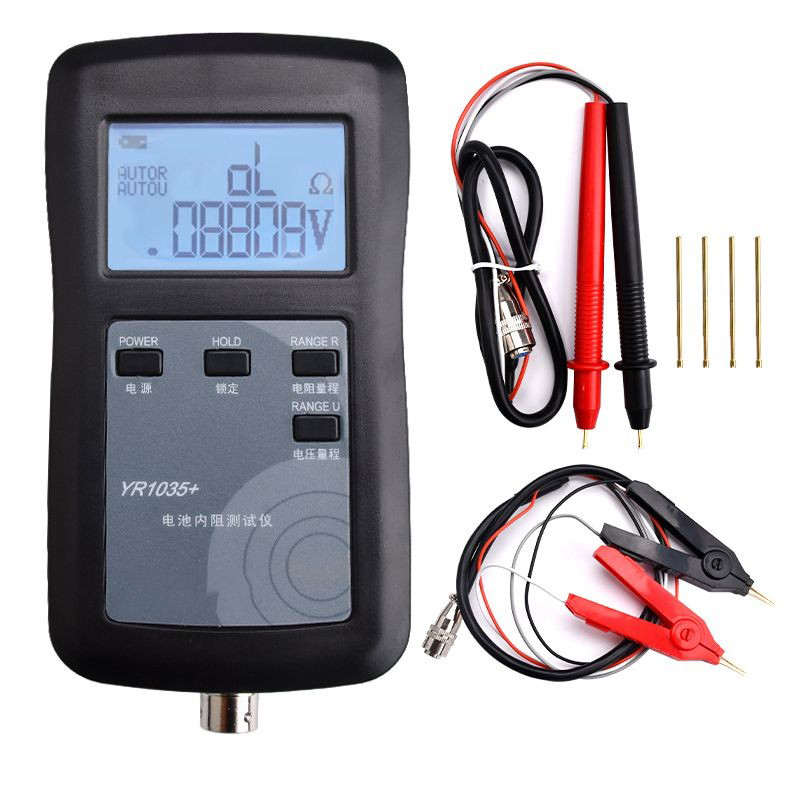 家用高精度万用表快速YR1035锂电池内阻测试仪100V电动车组18650
