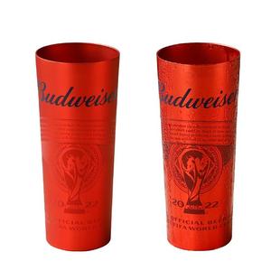 苏超杯足球百威变色喝啤酒杯子梅西周边送老公男友磨砂冷色杯礼物