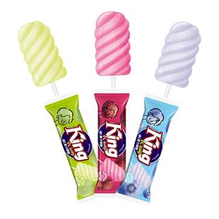 【枕头果汁棒棒糖】阁中霜荔枝味糖果零食20%果汁哈密瓜蓝莓馋嘴