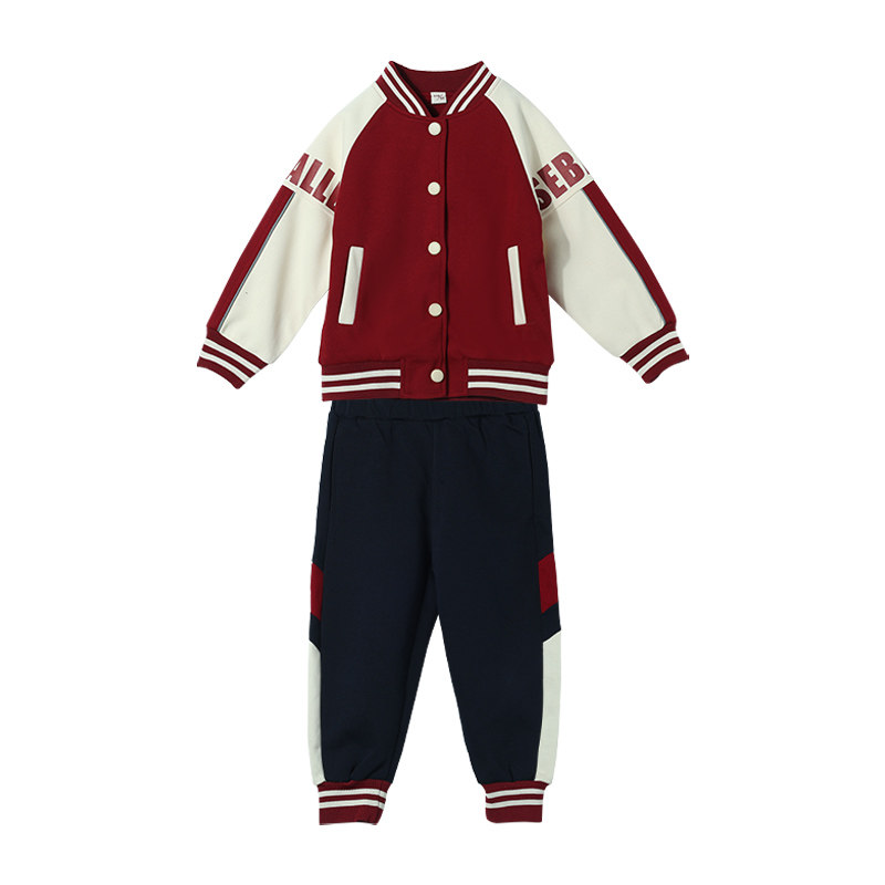 幼儿园园服春秋装棒球服老师运动两件套装小学生校服英伦儿童班服