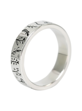 原创设计《花草》情侣戒指定制