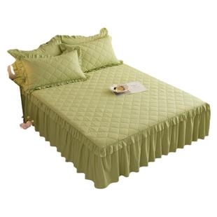 1米宽儿童床裙全棉床单单件纯棉裙边高定制任意尺寸床罩防滑床笠