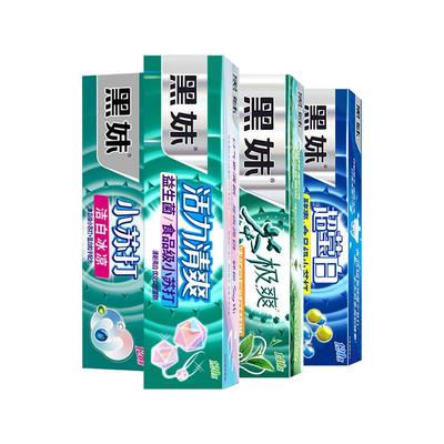 黑妹清新口气牙膏家庭囤货装506g