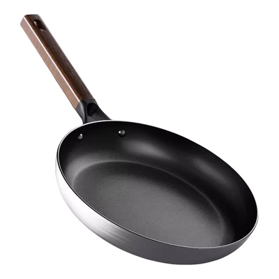 德国不粘木柄大号平底煎锅