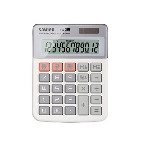 Canon佳能LS-100H/120H财务办公计算器台式时尚创意小号计算器