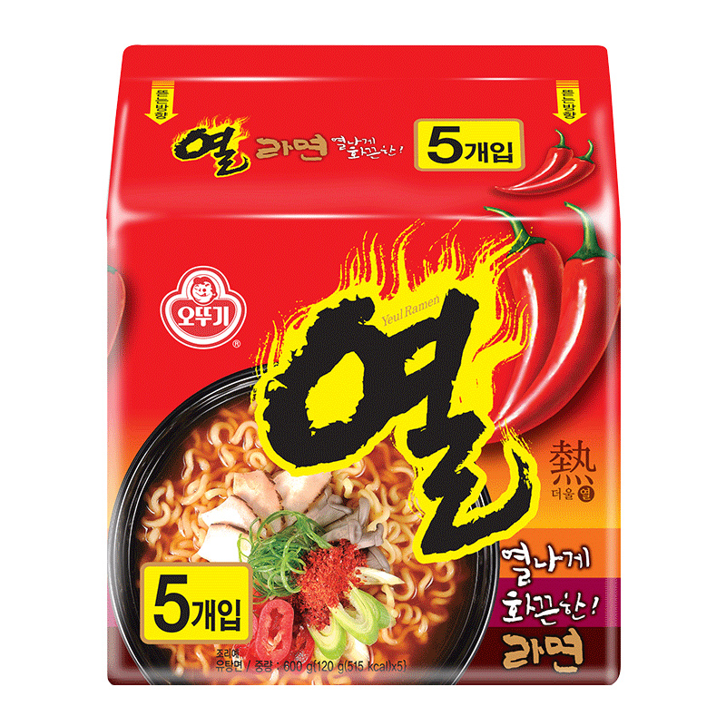 不倒翁火熱拉面韓國進口辣味方便面爆辣夜宵宿舍泡面熱拉面速食