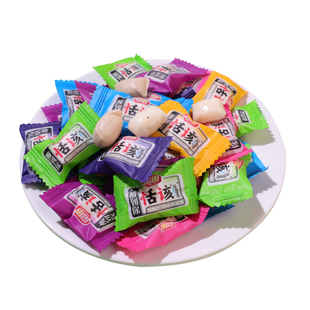 富田活该恬该酸糖水果味软糖糖果小零食儿时怀旧经典喜糖散装批发