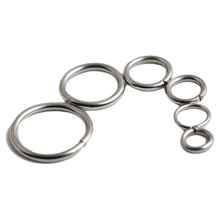 不锈钢18k保色开口圈环双层手工diy连接环圆开口环扣饰品配件金属