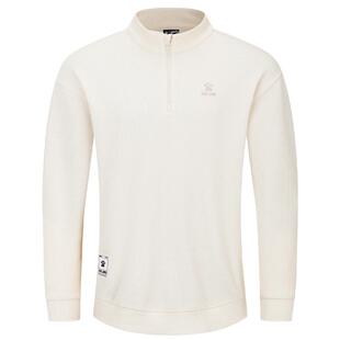 KELME卡尔美半开胸运动卫衣男25冬新款立领保暖宽松半拉链套头衫