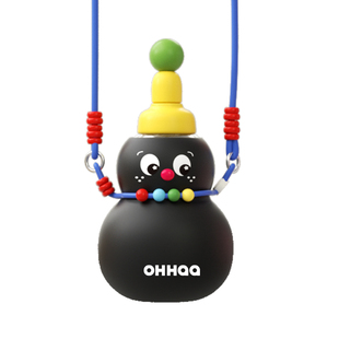 OHHAA夏日水杯女生高颜值葫芦水壶儿童学生外出便携保冷保温杯子