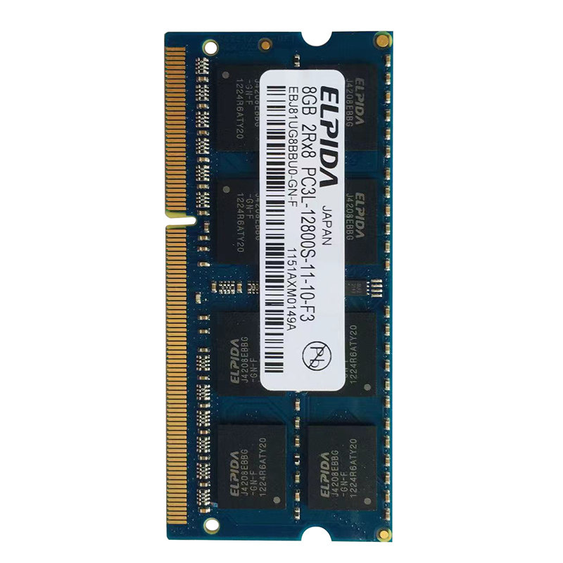 尔必达ddr3 8g 1600mhz MAC 12800S笔记本电脑内存条4g ddr3 1333