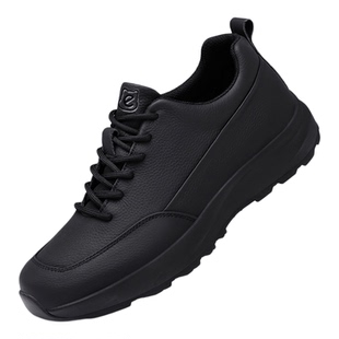 DQGECCO爱步特伦男鞋秋冬新款缓震休闲鞋真皮内增高轻便商务皮鞋