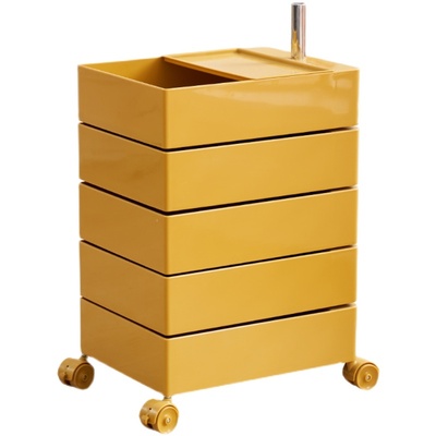 收纳柜床头柜储物柜移动旋转