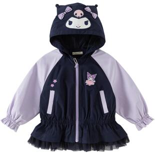 库洛米联名戴维贝拉女童外套2026儿童春季新款上衣中大童春装童装